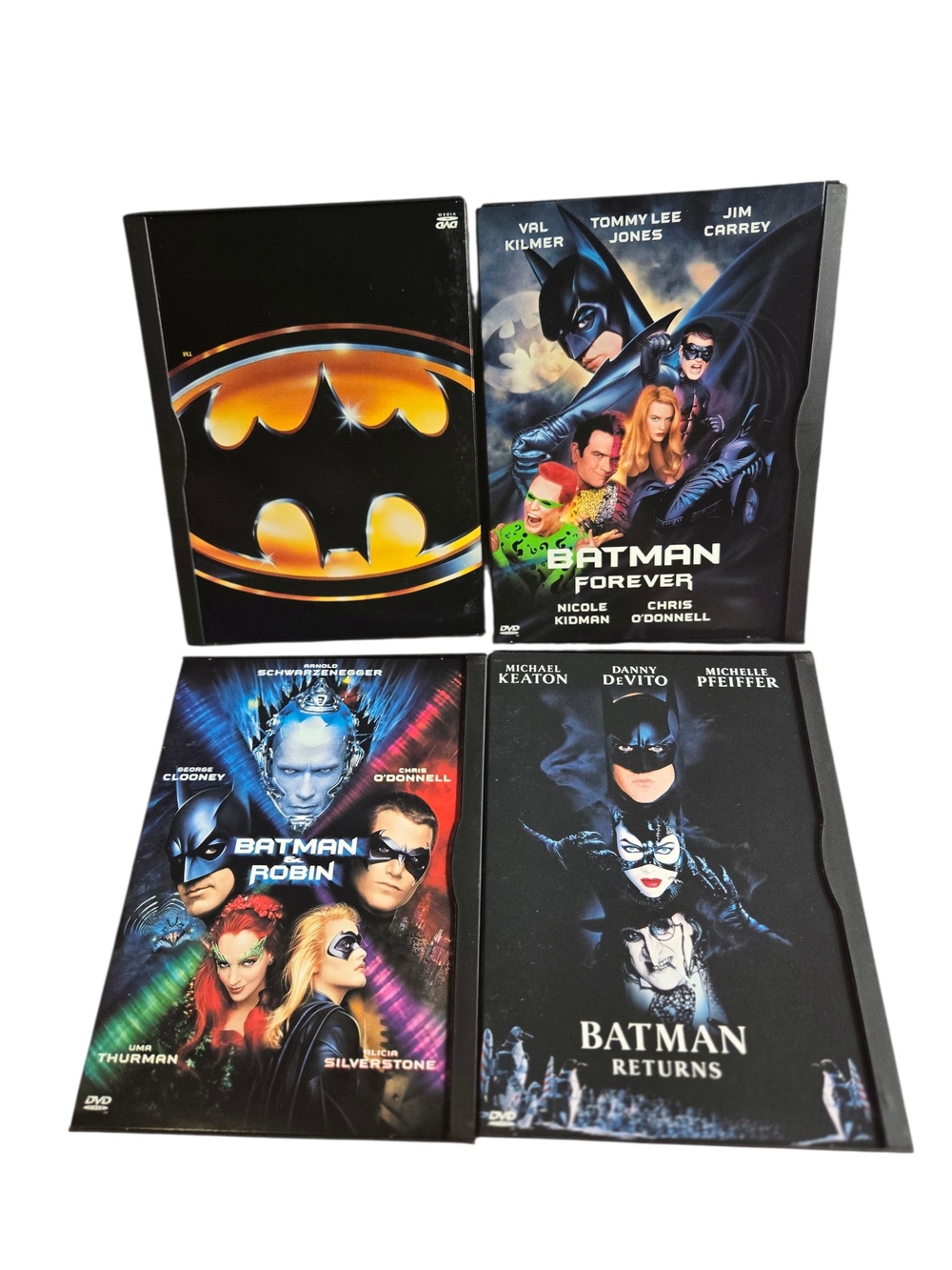 The Batman Legacy 4‑Movie DVD Box Set • Batman / Returns / Forever / Robin